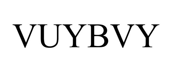 Trademark Logo VUYBVY
