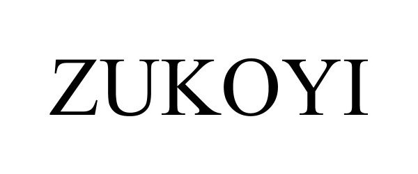 Trademark Logo ZUKOYI