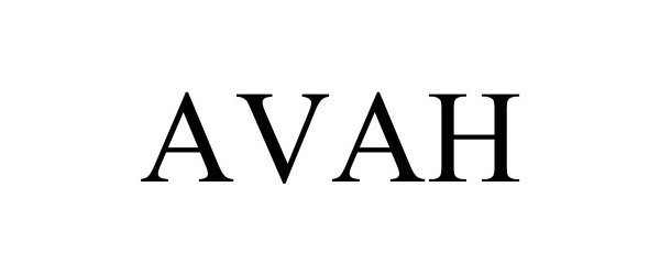 Trademark Logo AVAH