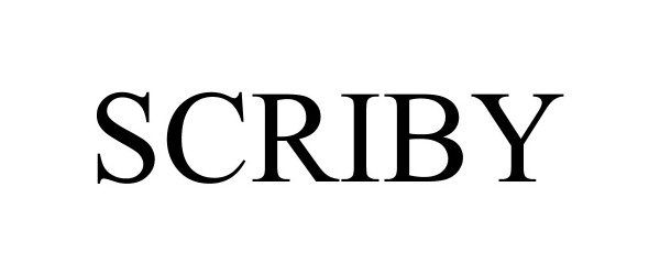 Trademark Logo SCRIBY