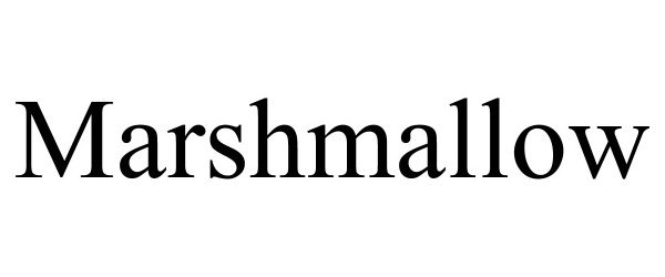 Trademark Logo MARSHMALLOW