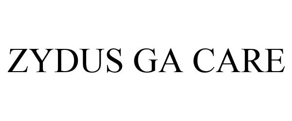 Trademark Logo ZYDUS GA CARE