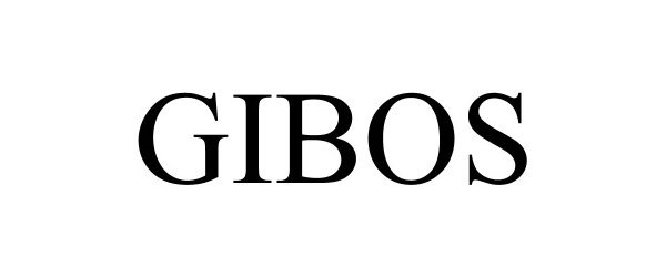 Trademark Logo GIBOS