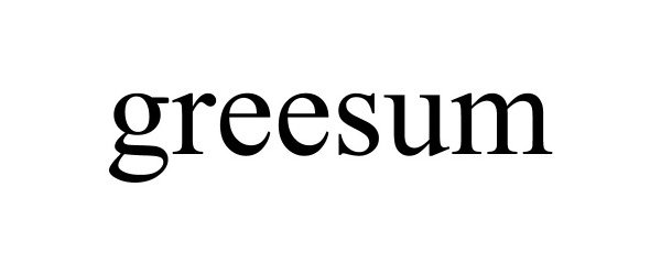  GREESUM