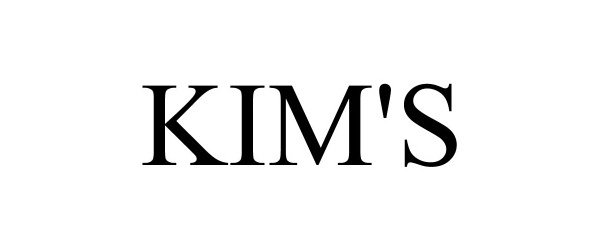 Trademark Logo KIM'S