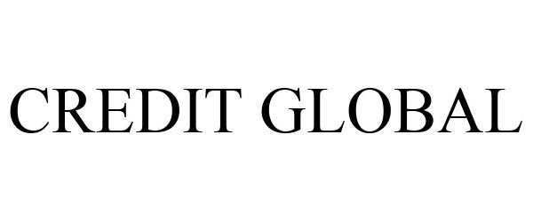 Trademark Logo CREDIT GLOBAL