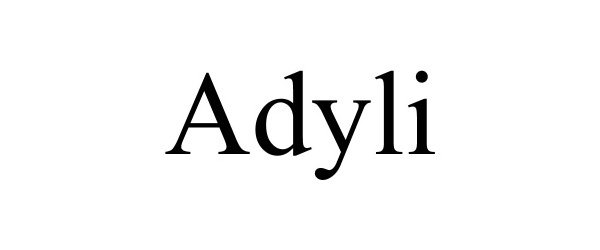 Trademark Logo ADYLI