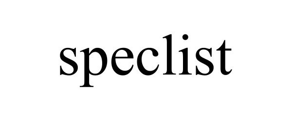 Trademark Logo SPECLIST