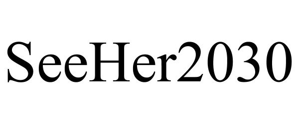 Trademark Logo SEEHER2030