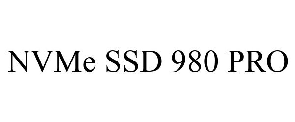 NVME SSD 980 PRO