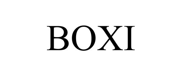 Trademark Logo BOXI