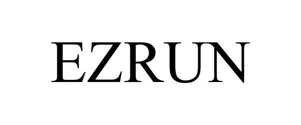 Trademark Logo EZRUN