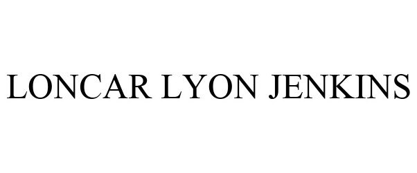  LONCAR LYON JENKINS