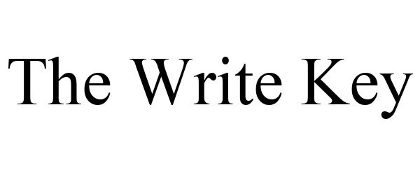 Trademark Logo THE WRITE KEY