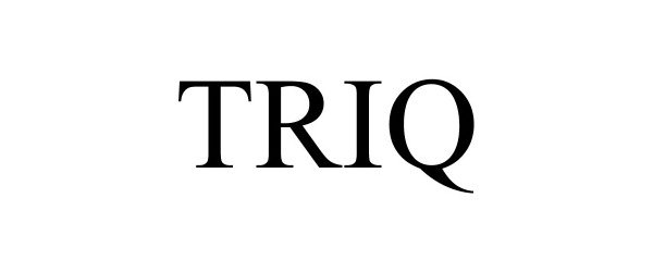 Trademark Logo TRIQ