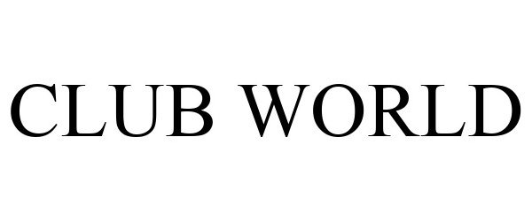  CLUB WORLD