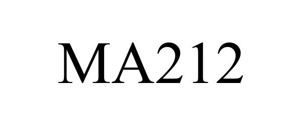  MA212