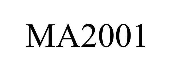 Trademark Logo MA2001