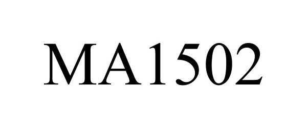  MA1502