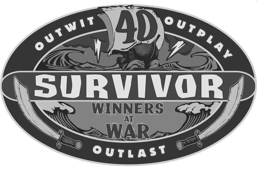 Trademark Logo SURVIVOR OUTWIT OUTPLAY OUTLAST 40 WINNERS AT WAR