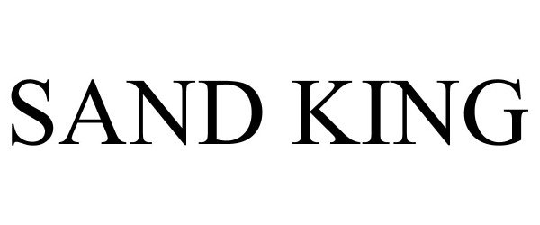 Trademark Logo SAND KING
