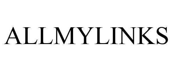 Trademark Logo ALLMYLINKS