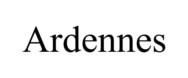 Trademark Logo ARDENNES