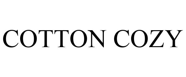 Trademark Logo COTTON COZY