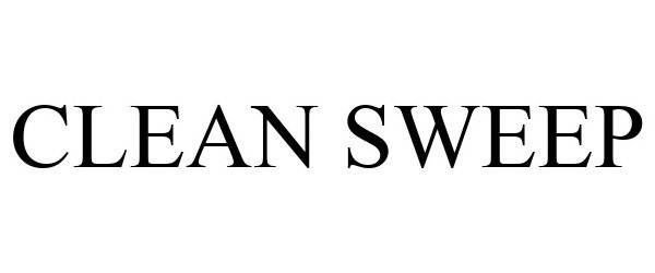 Trademark Logo CLEAN SWEEP