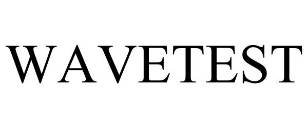 Trademark Logo WAVETEST