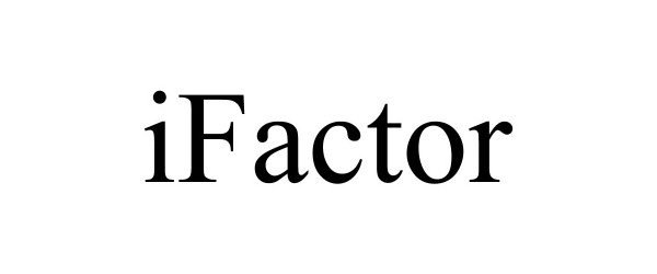 Trademark Logo IFACTOR