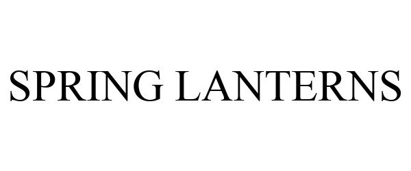 Trademark Logo SPRING LANTERNS