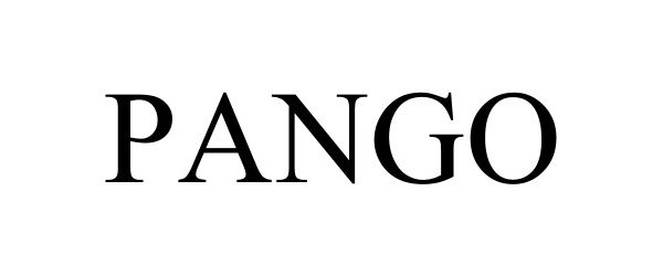Trademark Logo PANGO