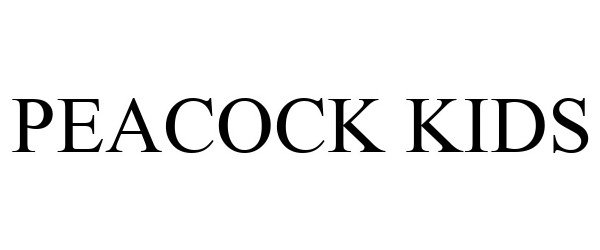 Trademark Logo PEACOCK KIDS