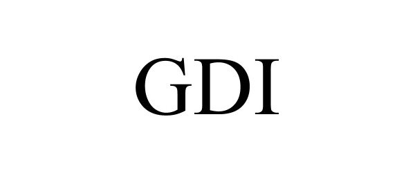 Trademark Logo GDI