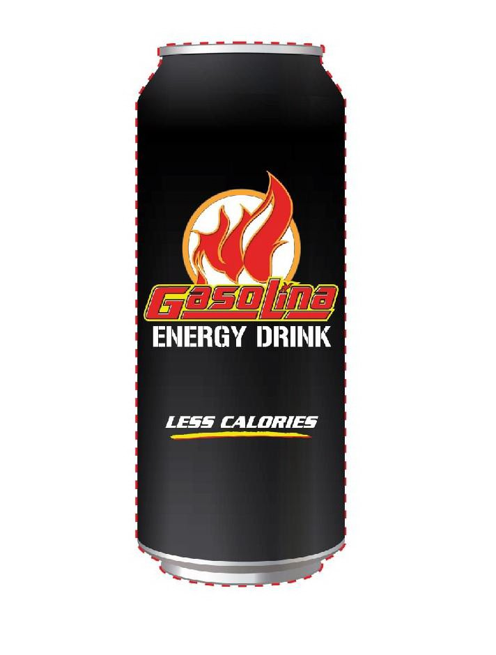 Trademark Logo GASOLINA ENERGY DRINK LESS CALORIES