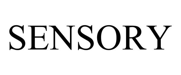 Trademark Logo SENSORY