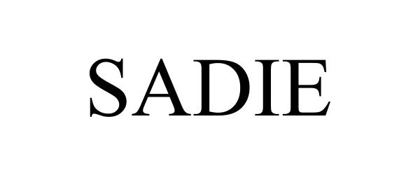 Trademark Logo SADIE