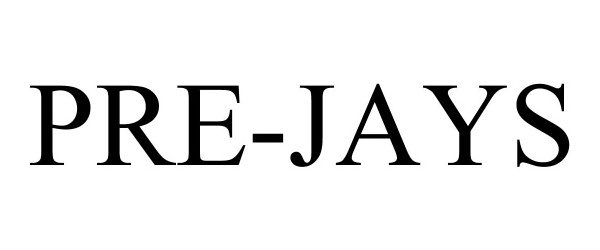 Trademark Logo PRE-JAYS