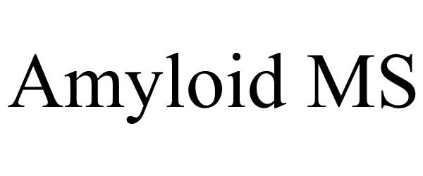 Trademark Logo AMYLOID MS