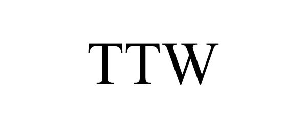 Trademark Logo TTW