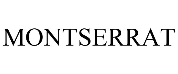 Trademark Logo MONTSERRAT
