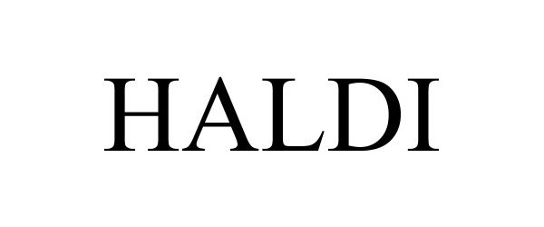Trademark Logo HALDI