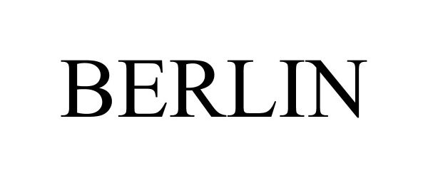 Trademark Logo BERLIN