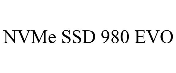  NVME SSD 980 EVO