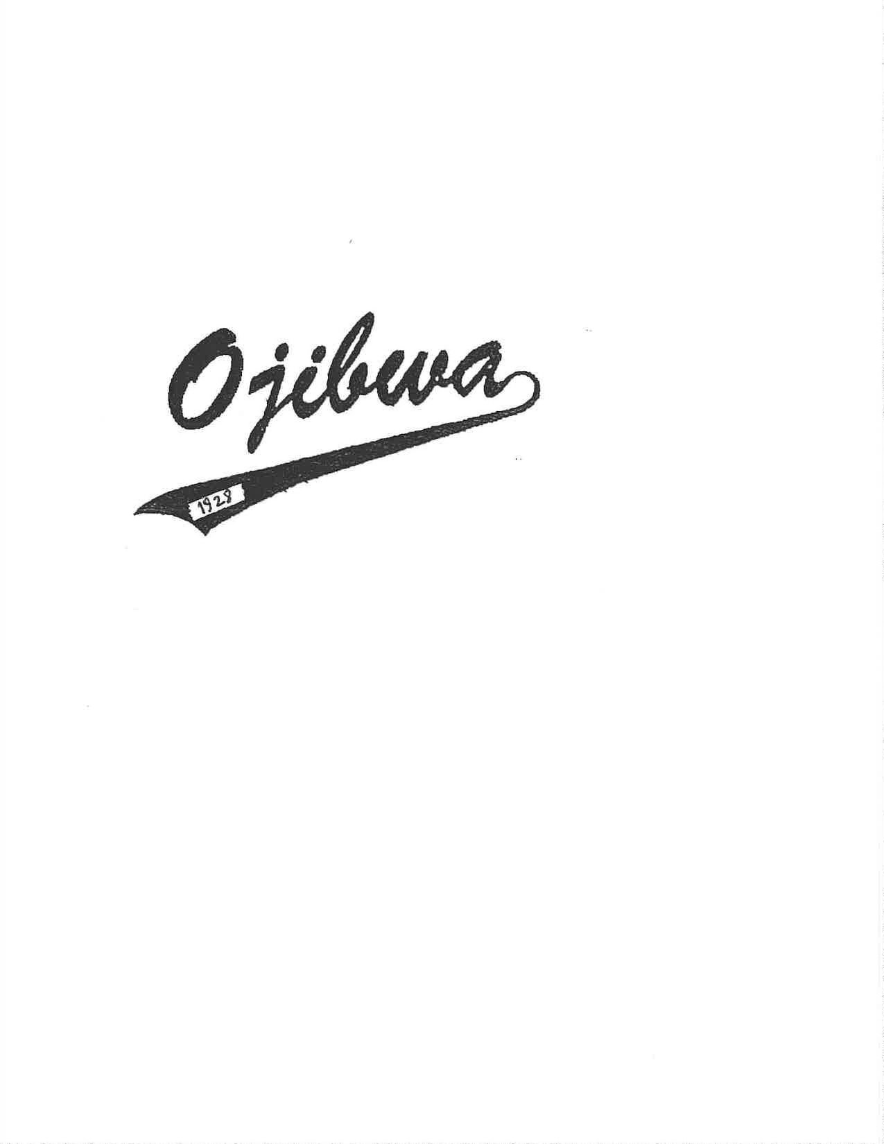 Trademark Logo OJIBWA 1928