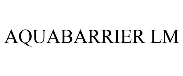 Trademark Logo AQUABARRIER LM