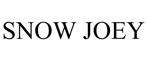 Trademark Logo SNOW JOEY