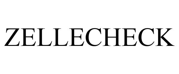 Trademark Logo ZELLECHECK