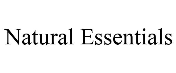 Trademark Logo NATURAL ESSENTIALS